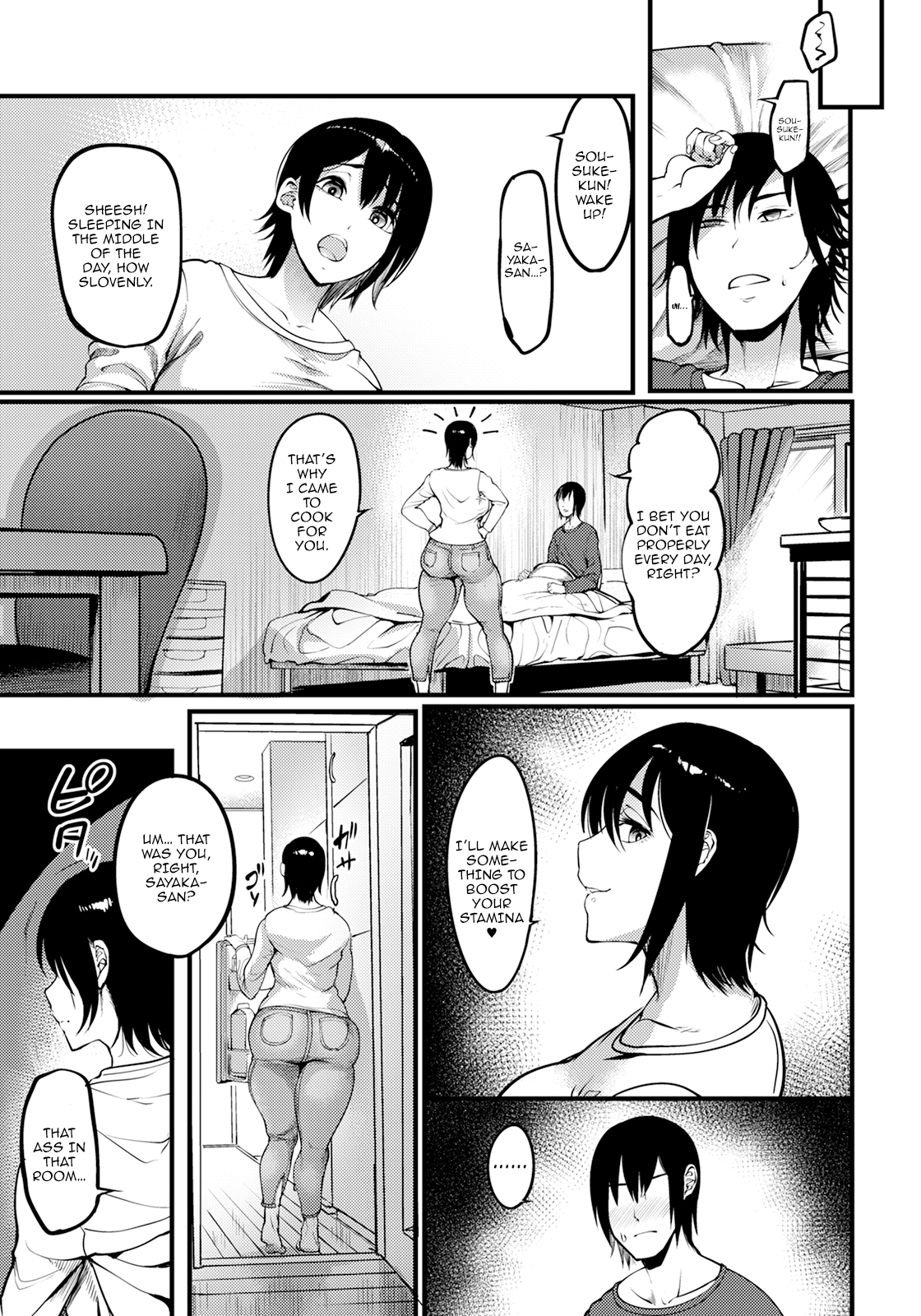 Hentai Manga Comic-Mature Ass Wall Room-Read-11